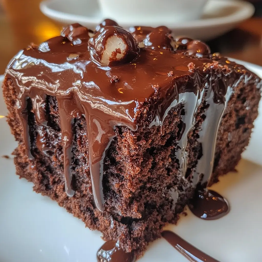 THE BEST Hot Fudge Brownie Bread