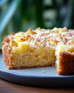 Pineapple Coconut Cake