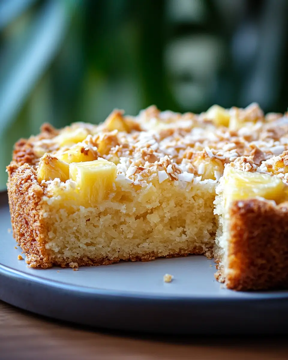 Pineapple Coconut Cake