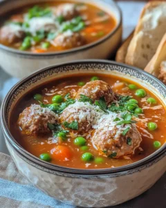 Crock-Pot Italian Meatball Soup