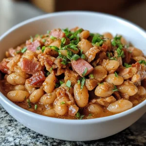 Southern White Beans and Ham