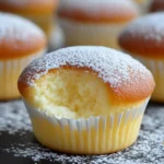 Fluffy Japanese Cotton Cheesecake Cupcakes