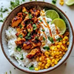 Street Corn Chicken Rice Bowl