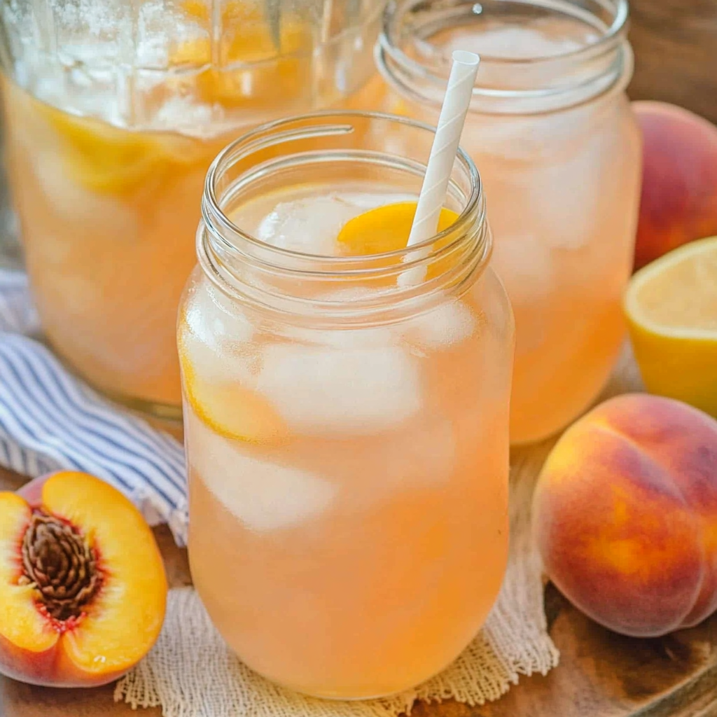 Easy Homemade Peach Lemonade Recipe