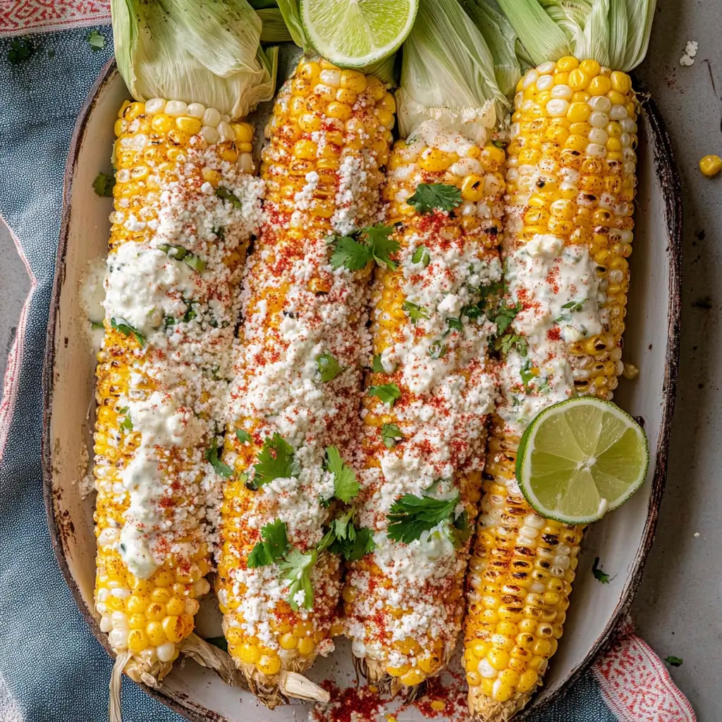 Grilled Mexican Street Corn