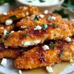 Crispy Hot Honey Feta Chicken