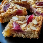 Almond Rhubarb Coffee Cake