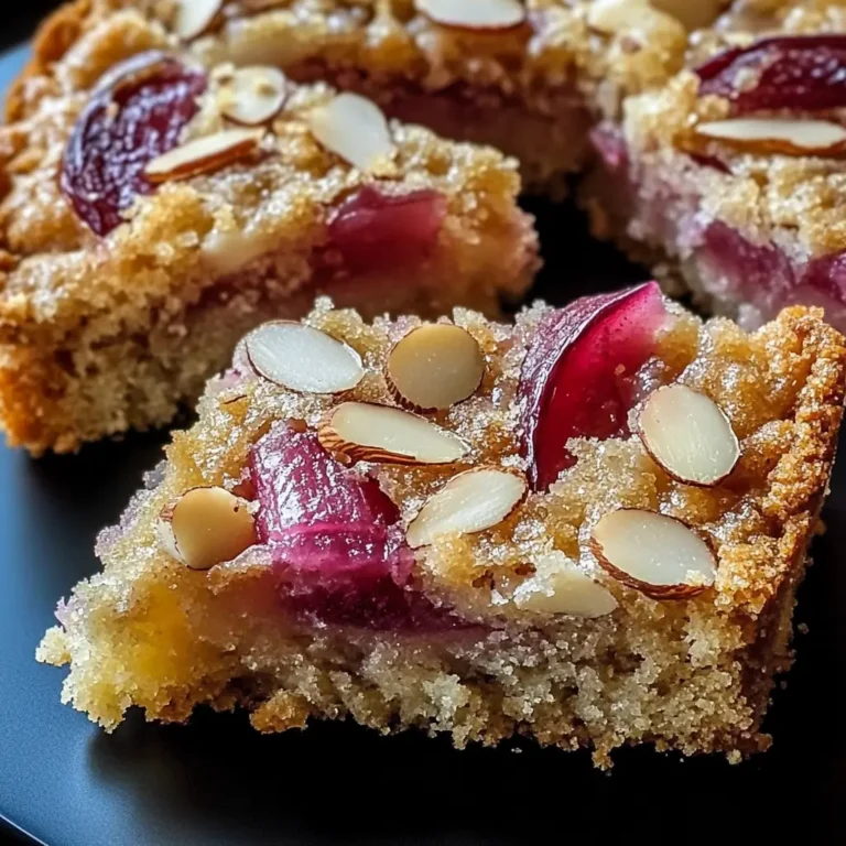 Almond Rhubarb Coffee Cake