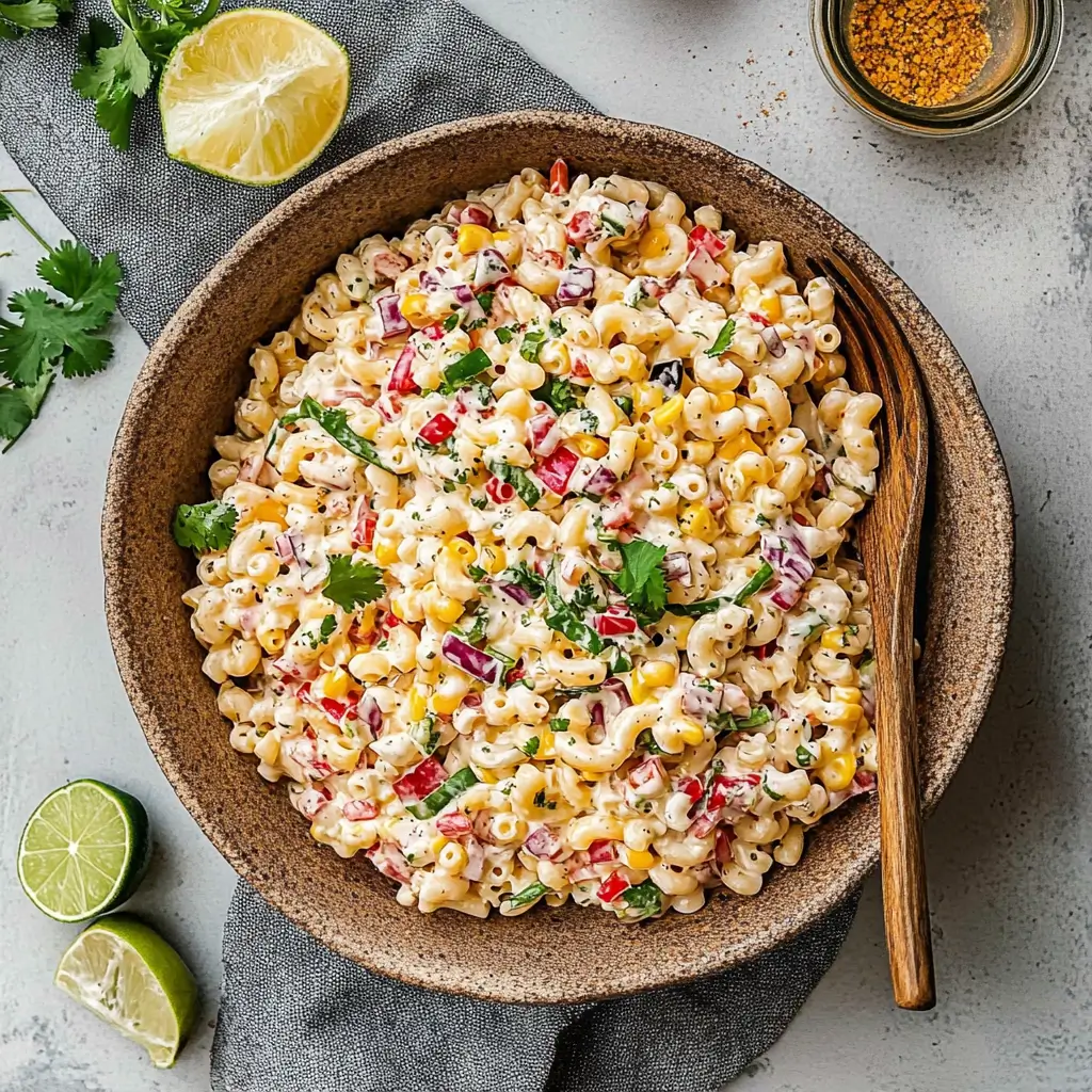 Creamy Mexican Macaroni Salad Recipe