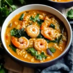 Spicy Shrimp Coconut Soup: A Taste of Thai-Inspired Paradise