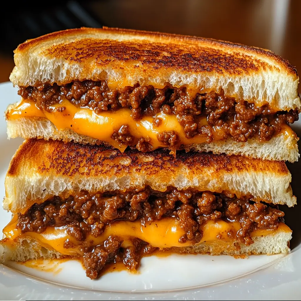 Sloppy Joe Grilled Cheese