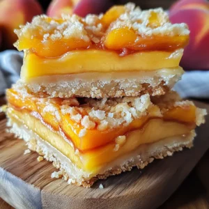 Heavenly Summer Peach Bars