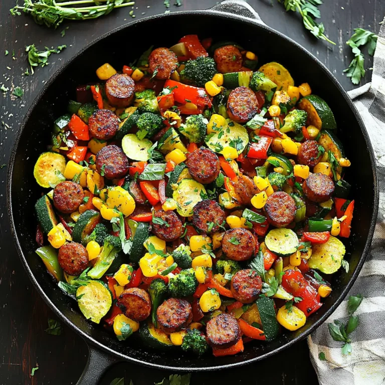 Sausage and Veggies Skillet