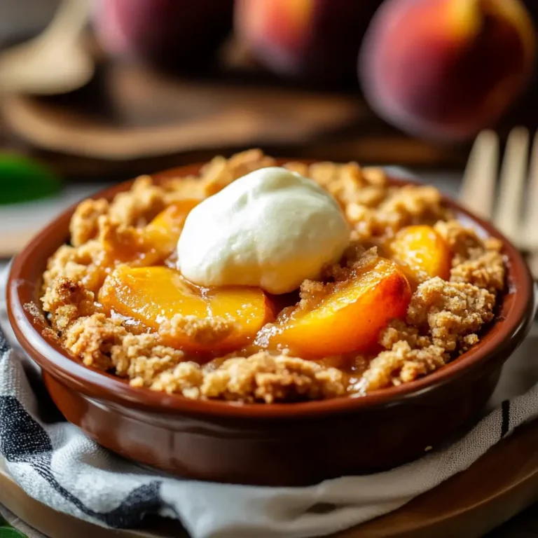 Classic Peach Crisp