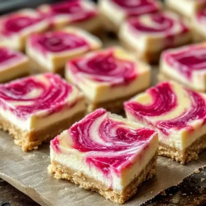 Rhubarb Cheesecake Bites