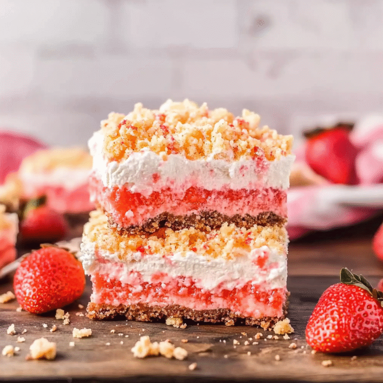 Strawberry Crunch Brownies