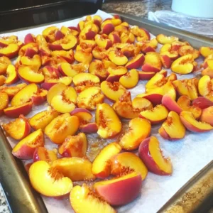 How to Freeze Peaches