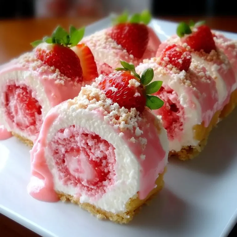 Strawberry Shortcake Cheesecake Rolls