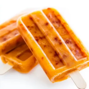 Ripe Peach Popsicles
