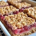 Amish Oatmeal Rhubarb Bars
