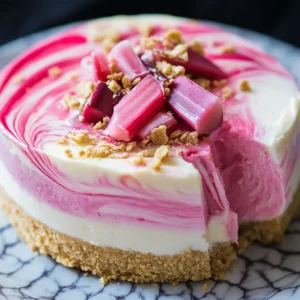 Rhubarb Cheesecake