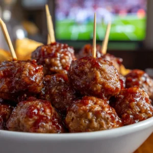 Grape Jelly and Chili Sauce Meatballs