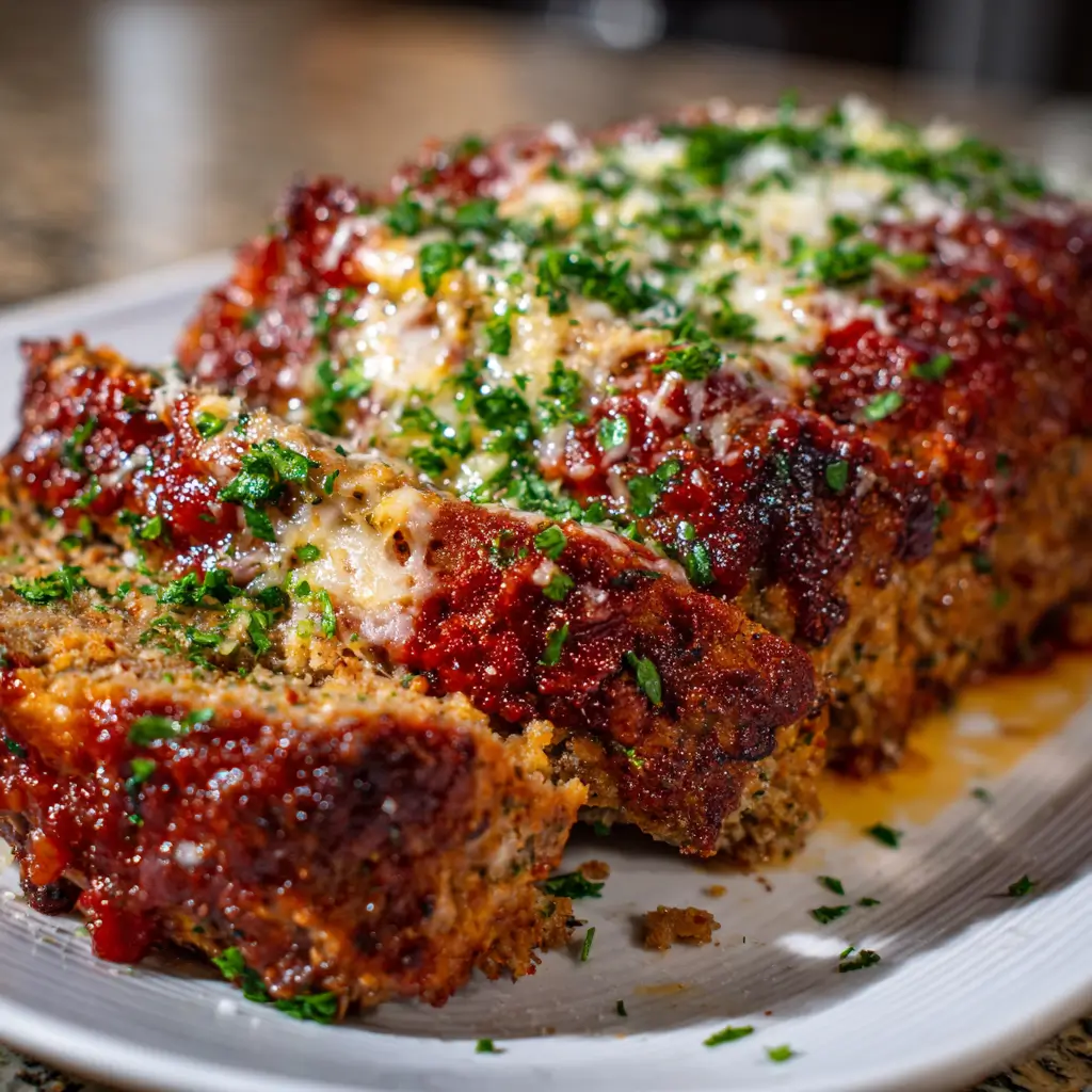 Garlic Parmesan Meatloaf