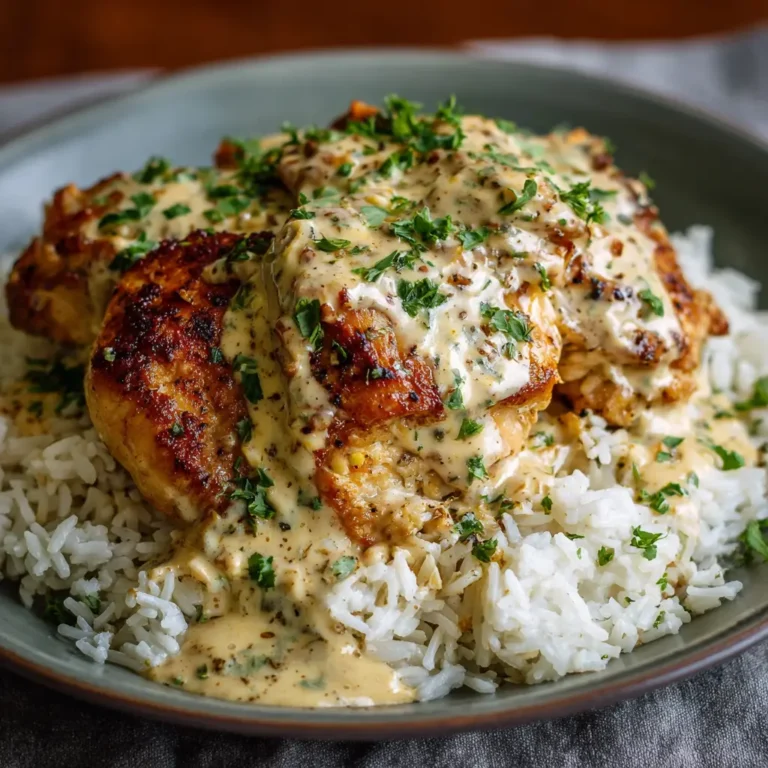 Creamy Smothered Chicken and Rice