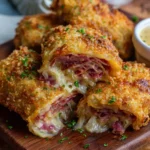 Keto Crispy Reuben Roll-Ups