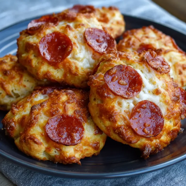 Pepperoni Pizza Biscuits