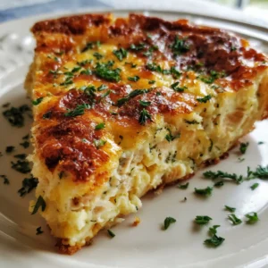 Crustless Chicken & Swiss Cheese Quiche