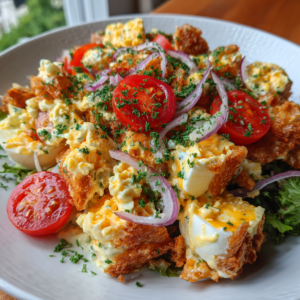 Crispy Egg Salad