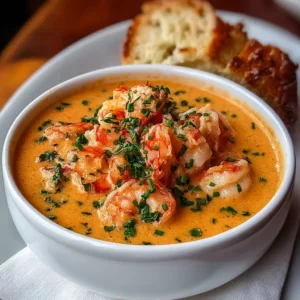 Velvety Crab and Shrimp Seafood Bisque Recipe