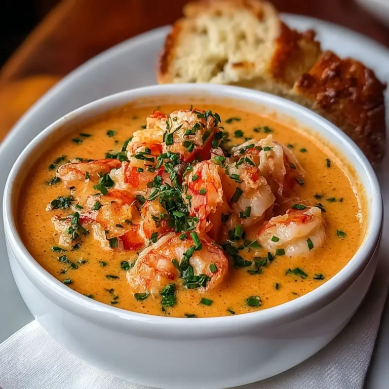 Velvety Crab and Shrimp Seafood Bisque Recipe