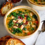 Hearty Tuscan White Bean Soup