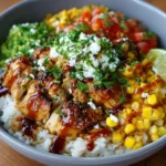 Street Corn Chicken Rice Bowl