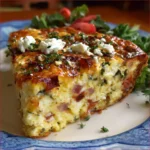 Cottage Cheese Crustless Quiche